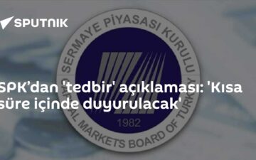 SPK tedbirleri